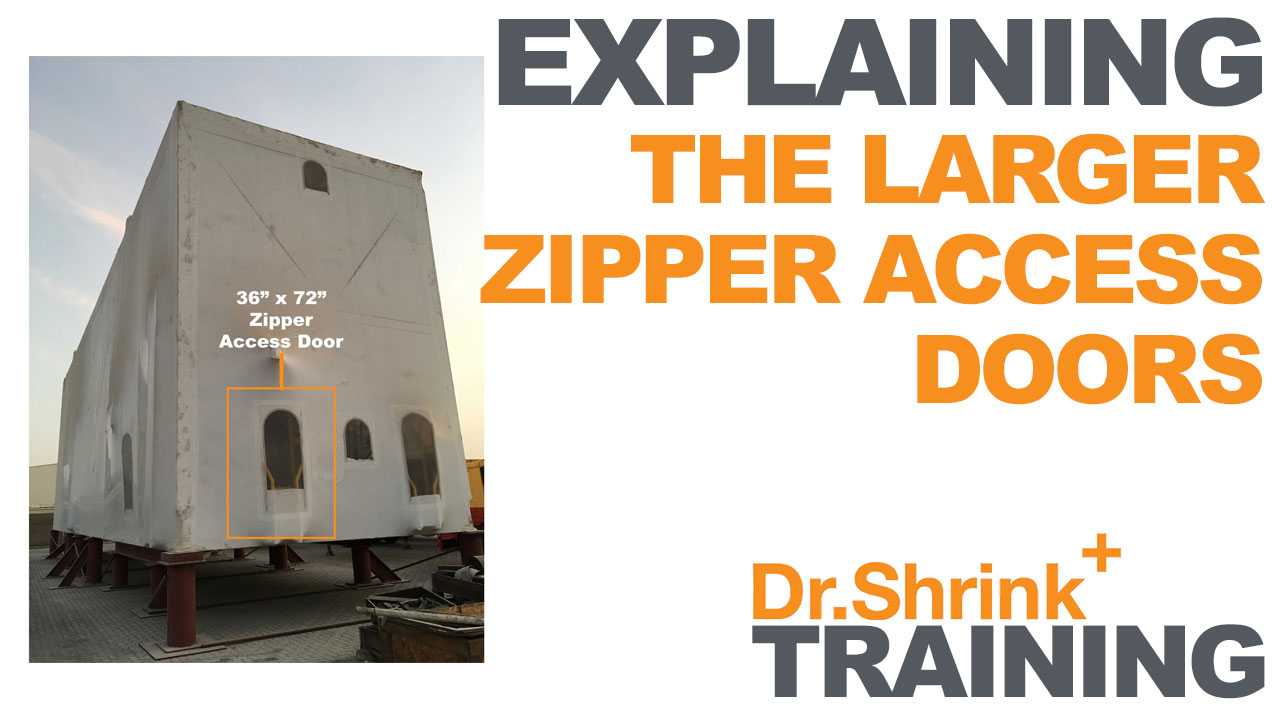Larger Sized Zipper Access Doors