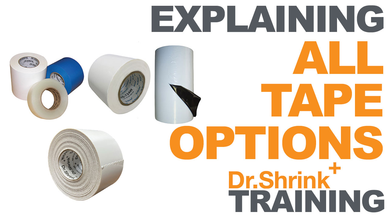 Explaining all Tapes: Heat Shrink, Preservation, Permanent, Anti-Chafe, Flame Retardant, and SuperGrip