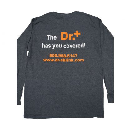 tshirt dr ds ls shirt sleeved covered medium shrink xxl apparel