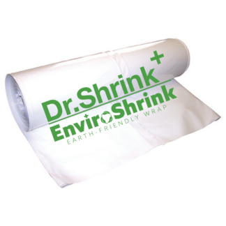 32' X 186' 7MIL Biodegradable EnviroShrink (DS-327186W-ENV) White